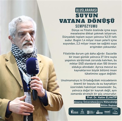 Uluslararası Suyun Vatana Dönüşü Sempozyumu